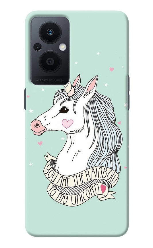 Unicorn Wallpaper Oppo F21 Pro 5G Back Cover