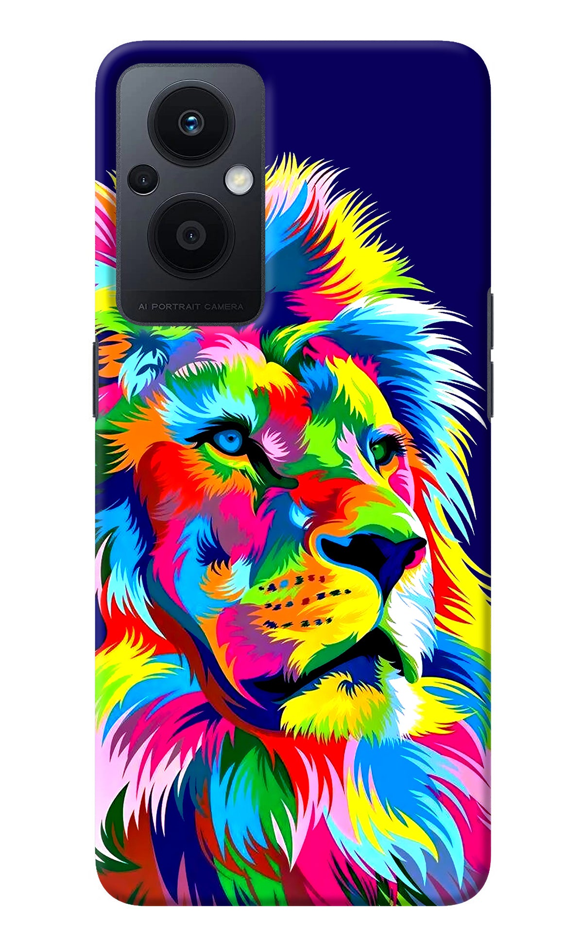 Vector Art Lion Oppo F21 Pro 5G Back Cover