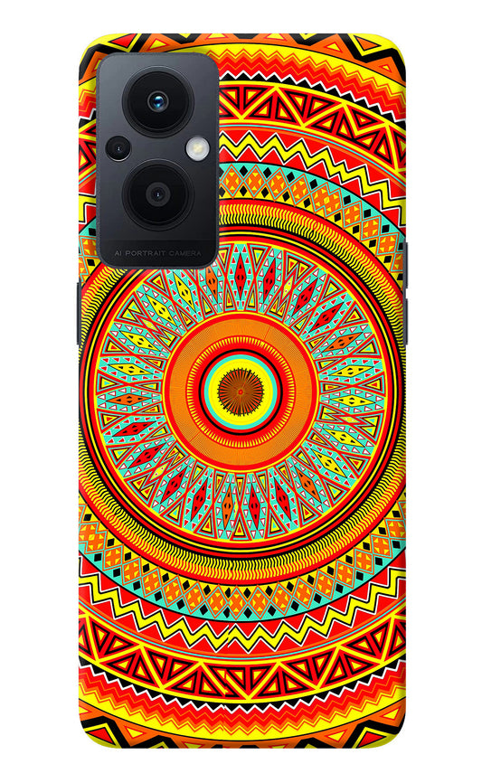 Mandala Pattern Oppo F21 Pro 5G Back Cover