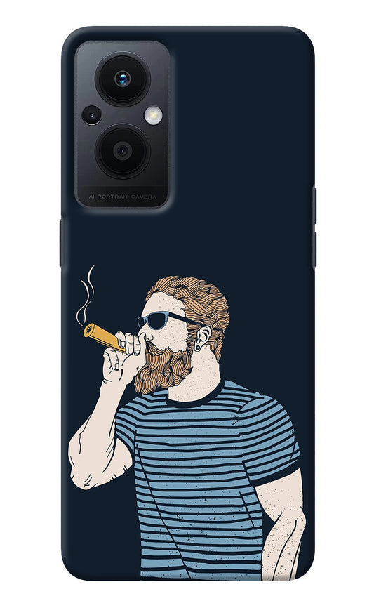 Smoking Oppo F21 Pro 5G Back Cover