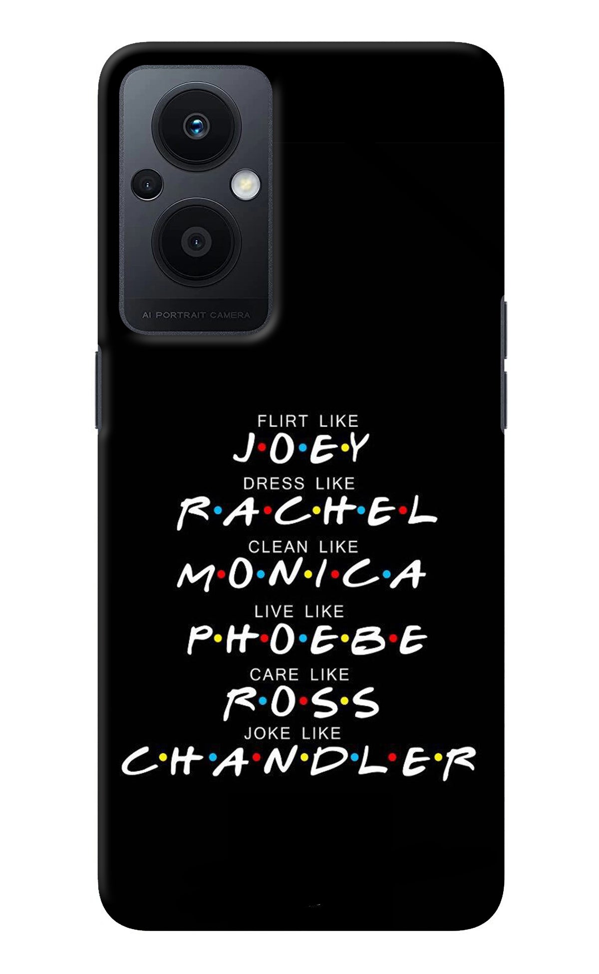 FRIENDS Character Oppo F21 Pro 5G Back Cover