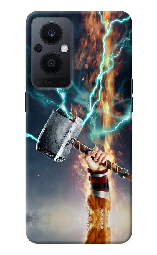 Thor Hammer Mjolnir Oppo F21 Pro 5G Back Cover