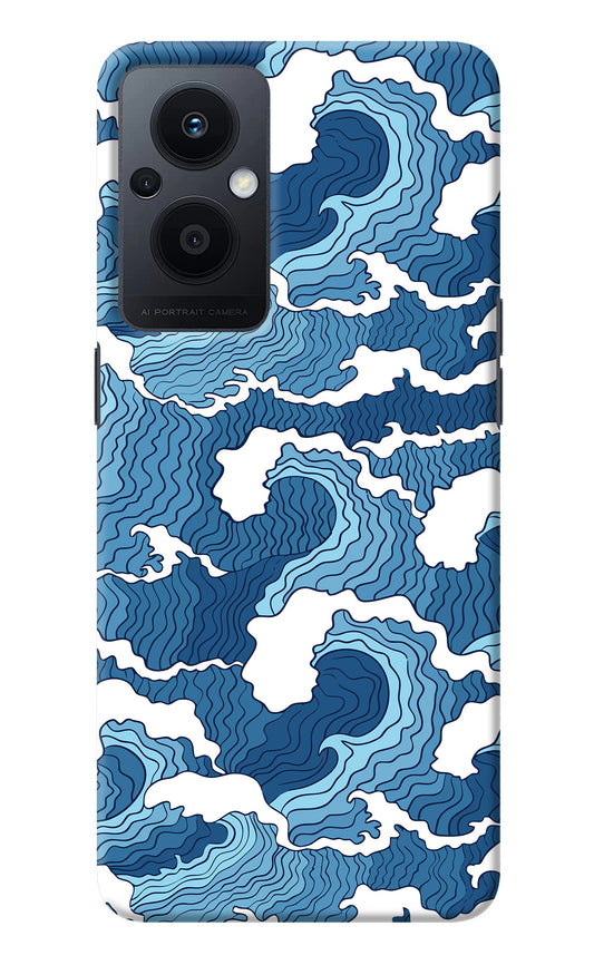 Blue Waves Oppo F21 Pro 5G Back Cover