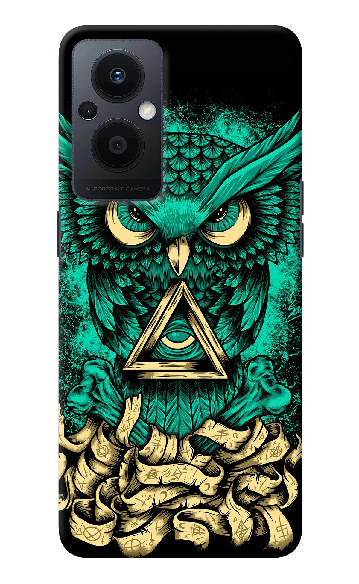 Green Owl Oppo F21 Pro 5G Back Cover