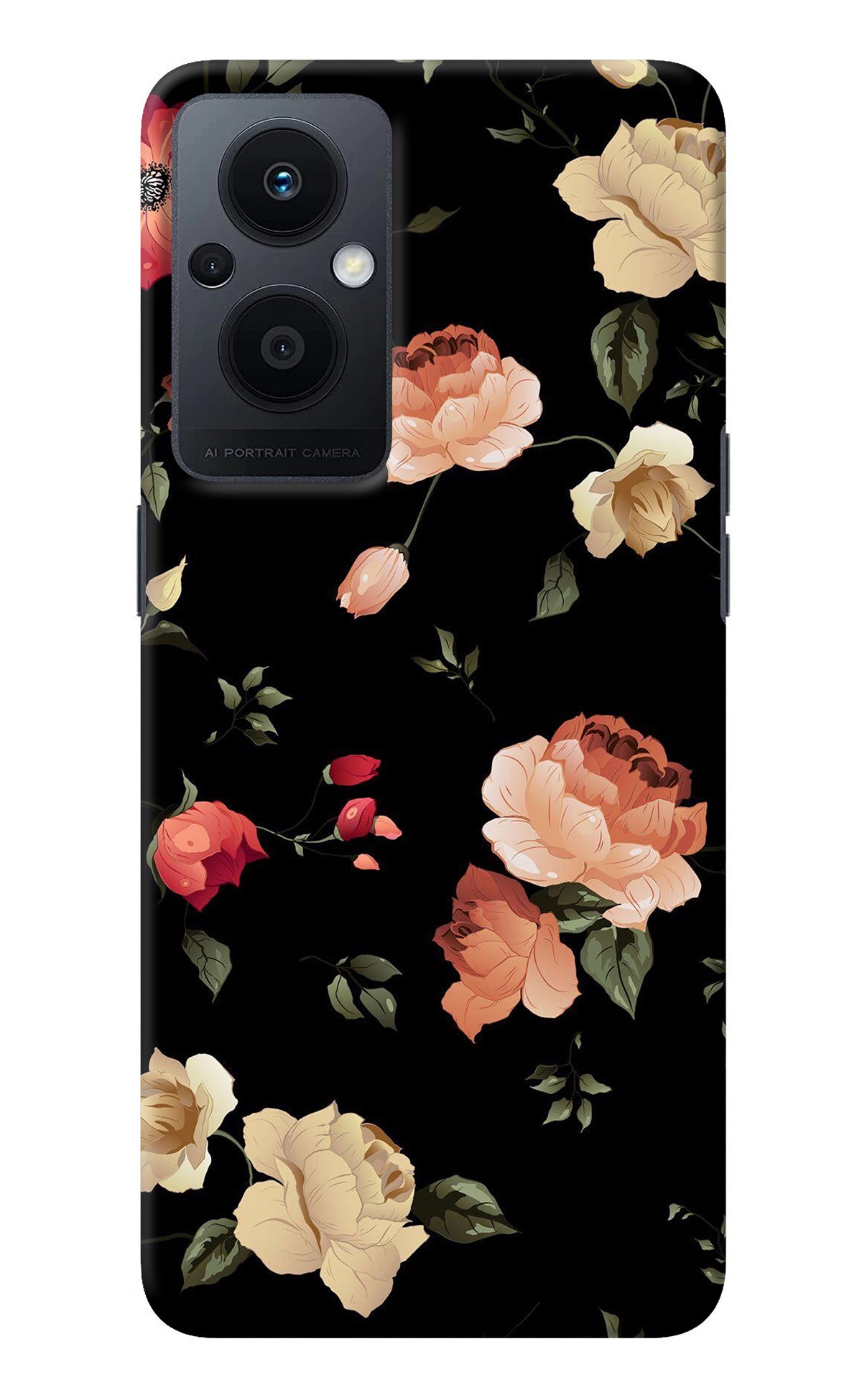 Flowers Oppo F21 Pro 5G Back Cover
