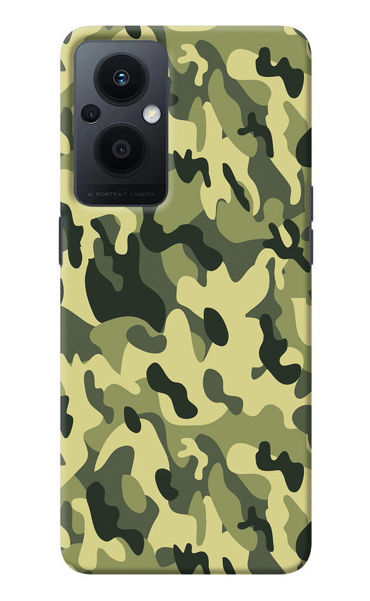 Camouflage Oppo F21 Pro 5G Back Cover