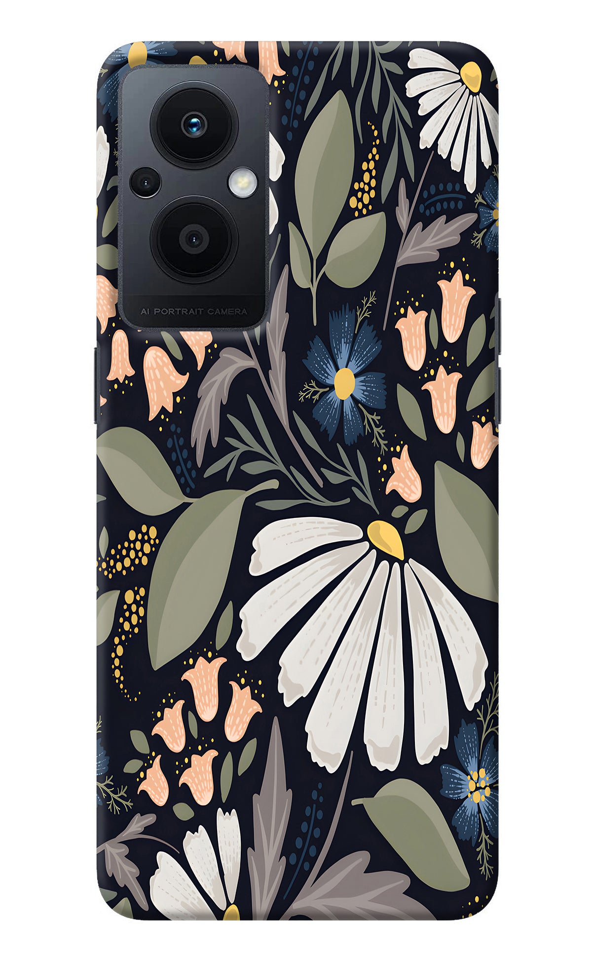 Flowers Art Oppo F21 Pro 5G Back Cover