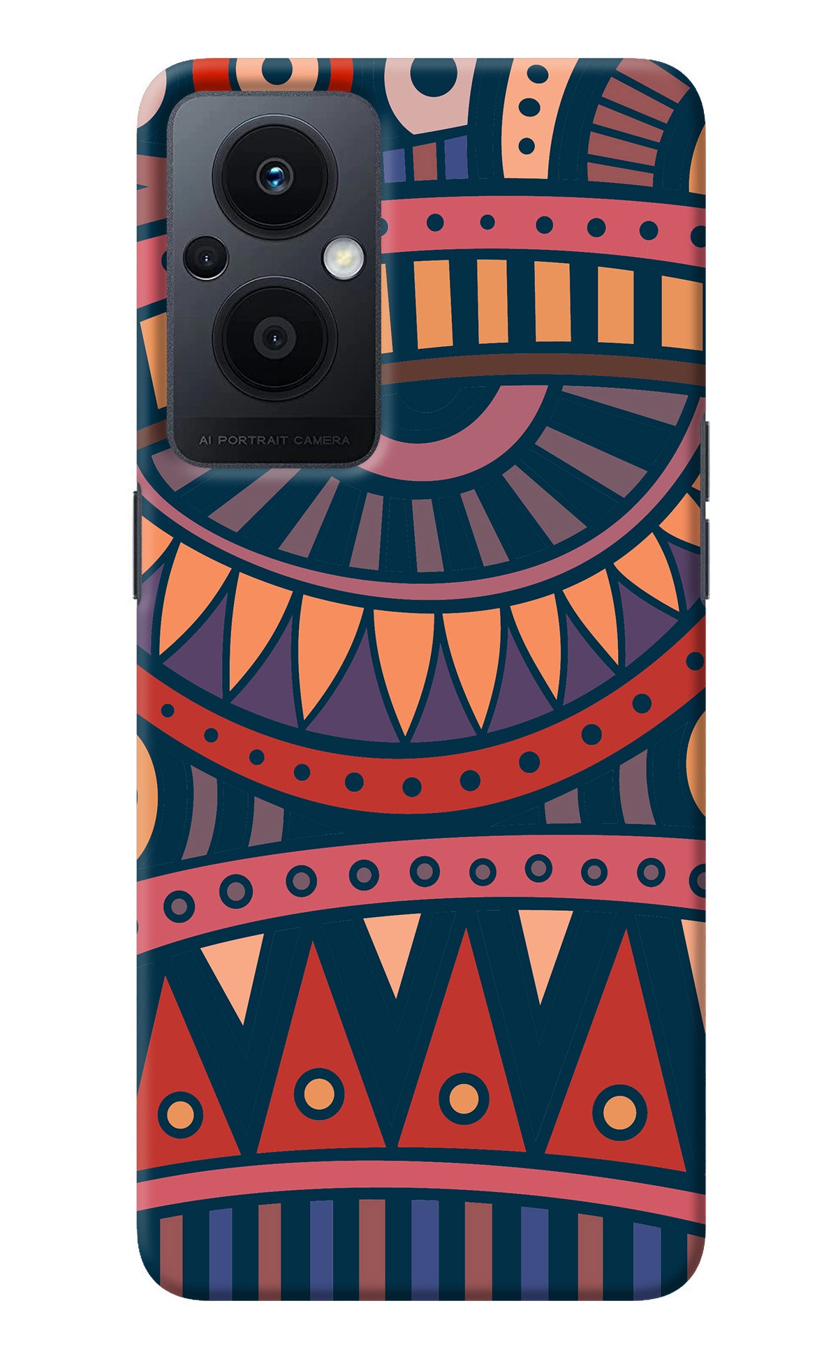 African Culture Design Oppo F21 Pro 5G Back Cover