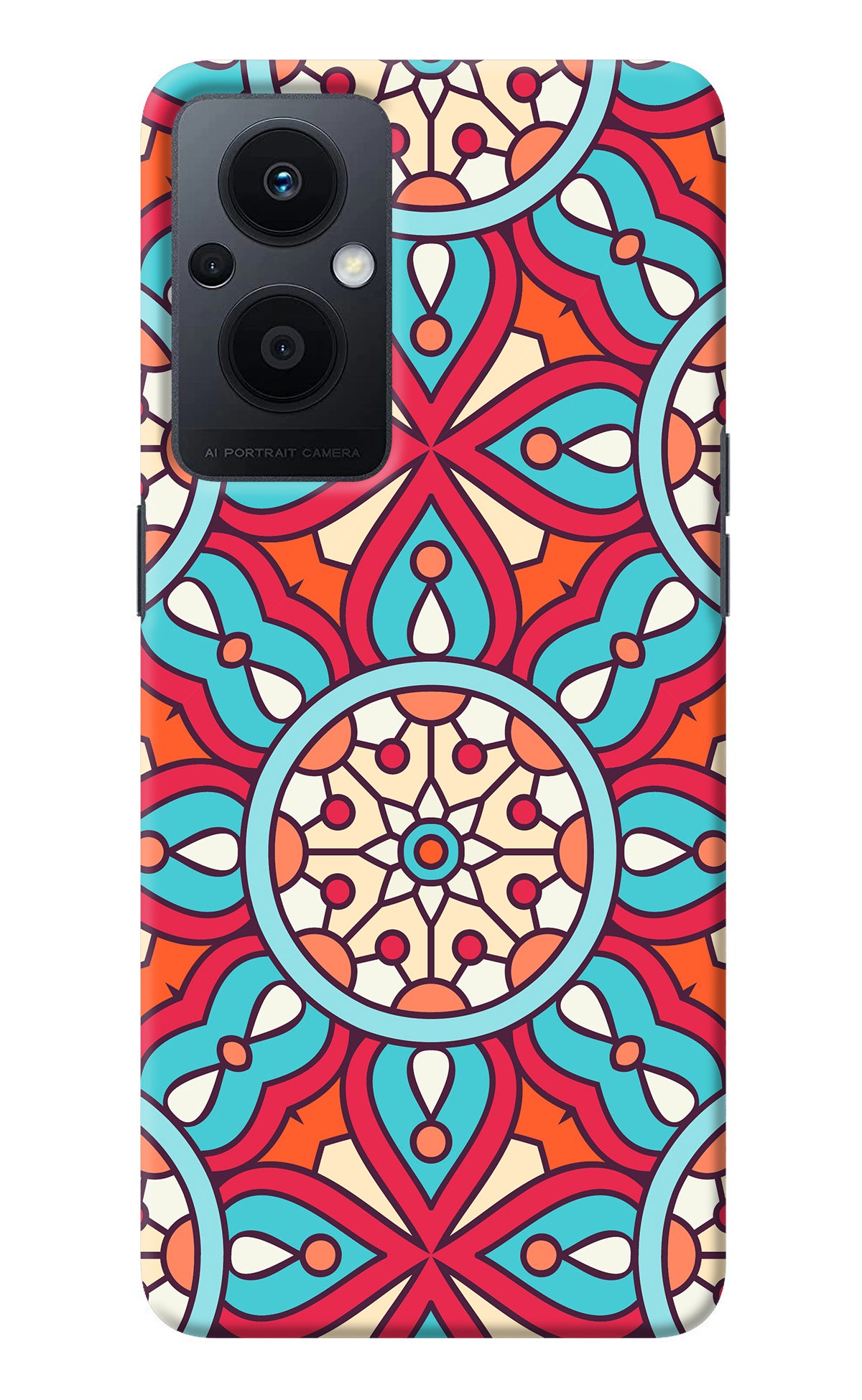 Mandala Geometric Oppo F21 Pro 5G Back Cover