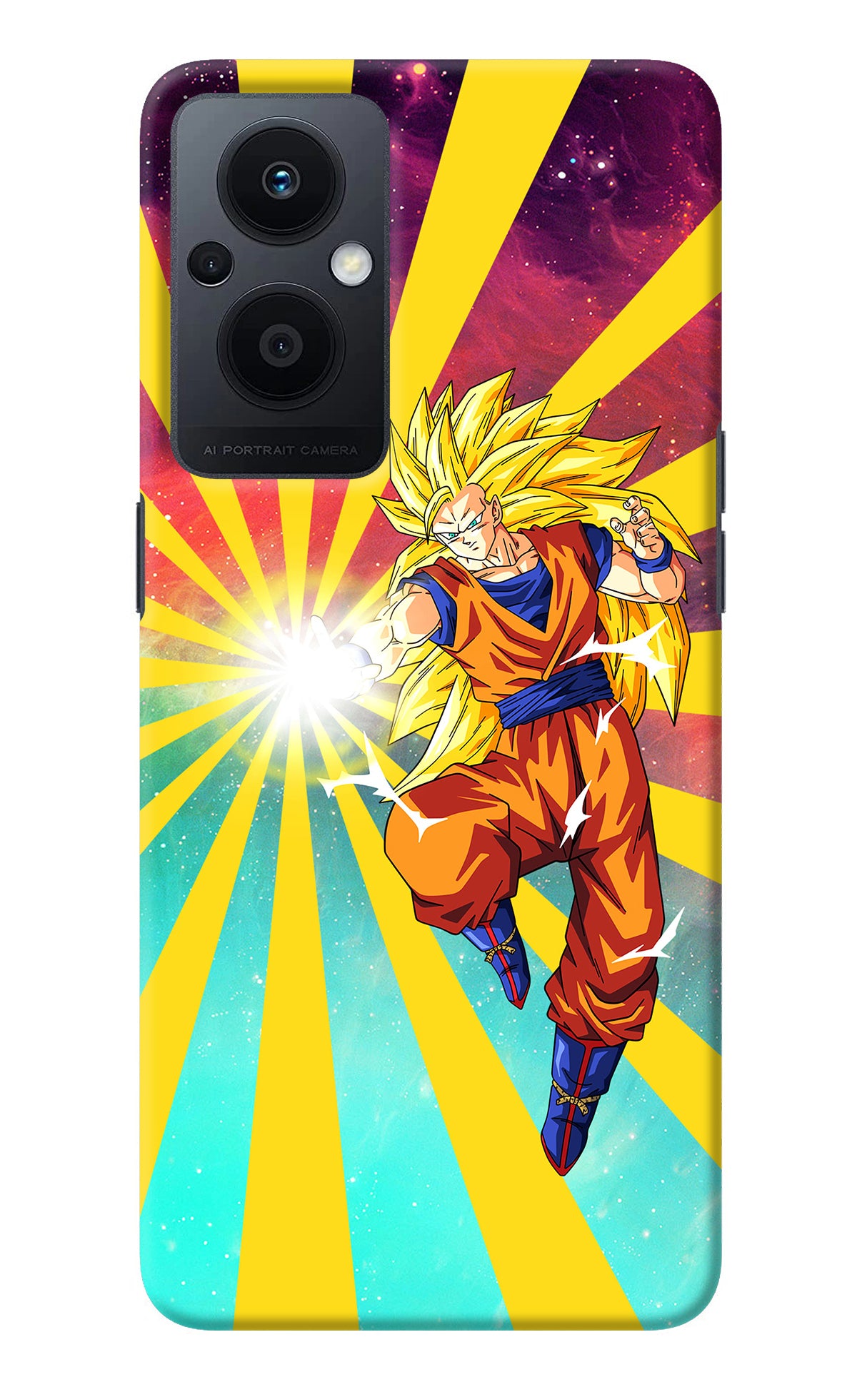 Goku Super Saiyan Oppo F21 Pro 5G Back Cover