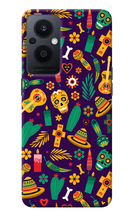 Mexican Artwork Oppo F21 Pro 5G Back Cover