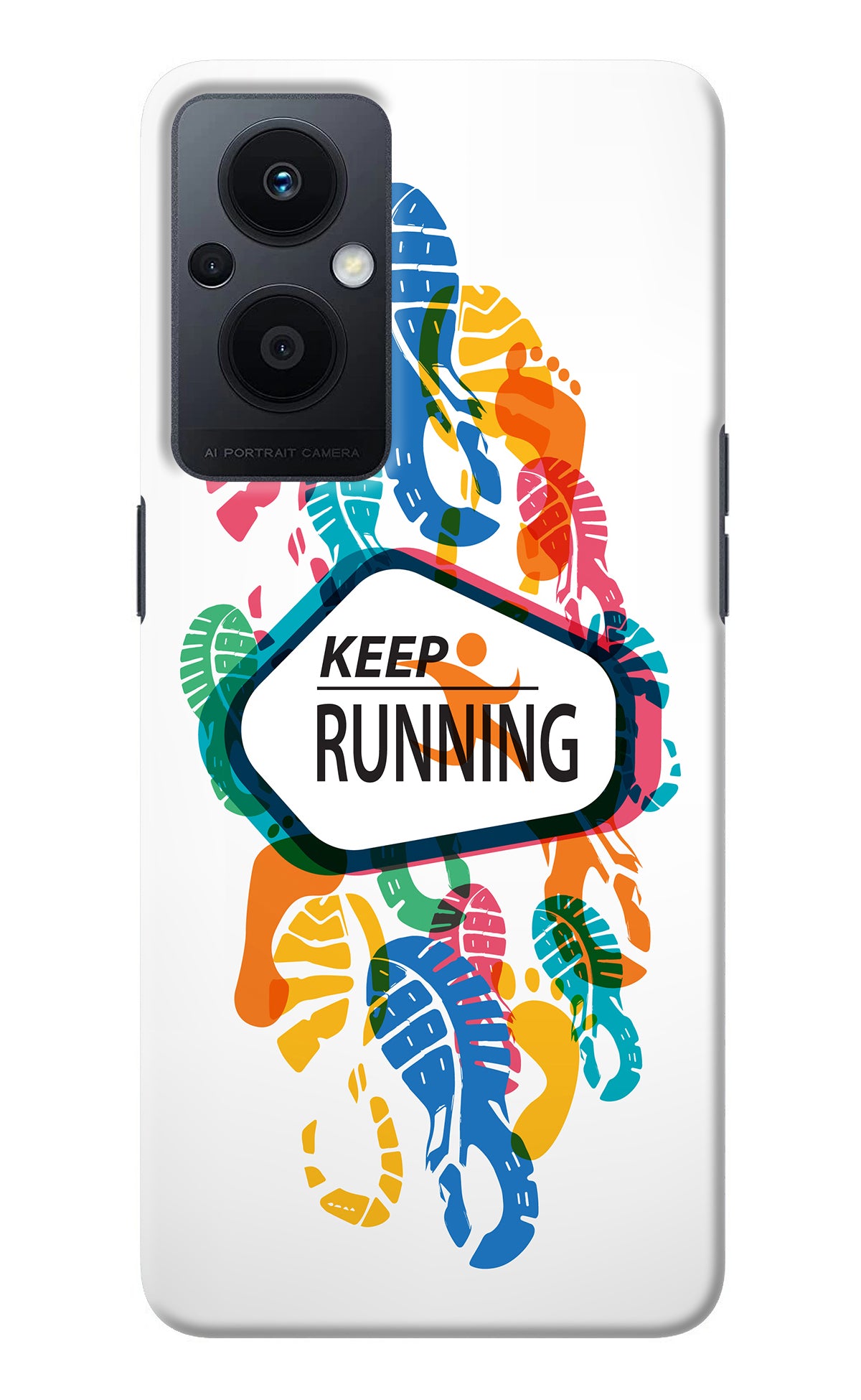 Keep Running Oppo F21 Pro 5G Back Cover