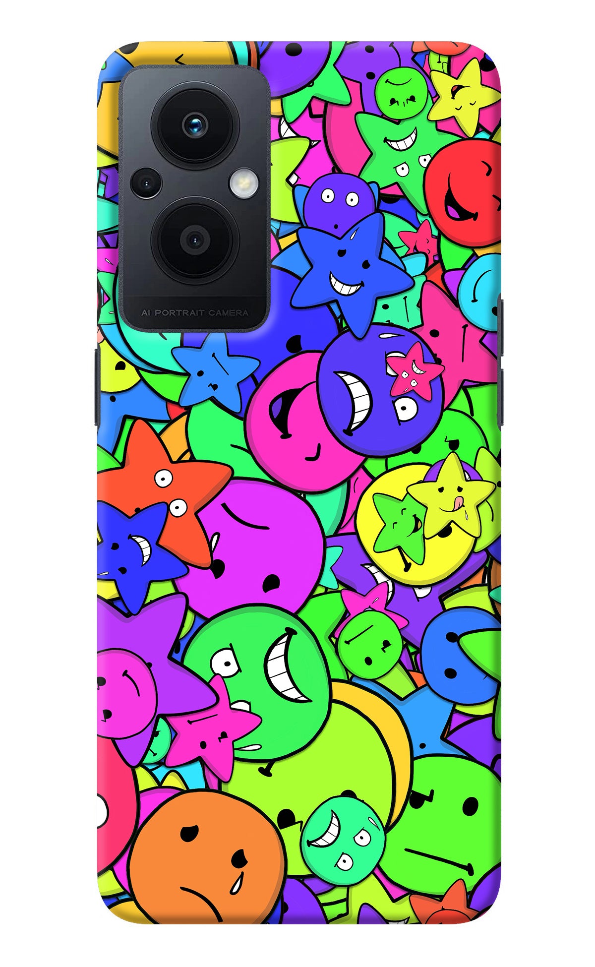 Fun Doodle Oppo F21 Pro 5G Back Cover