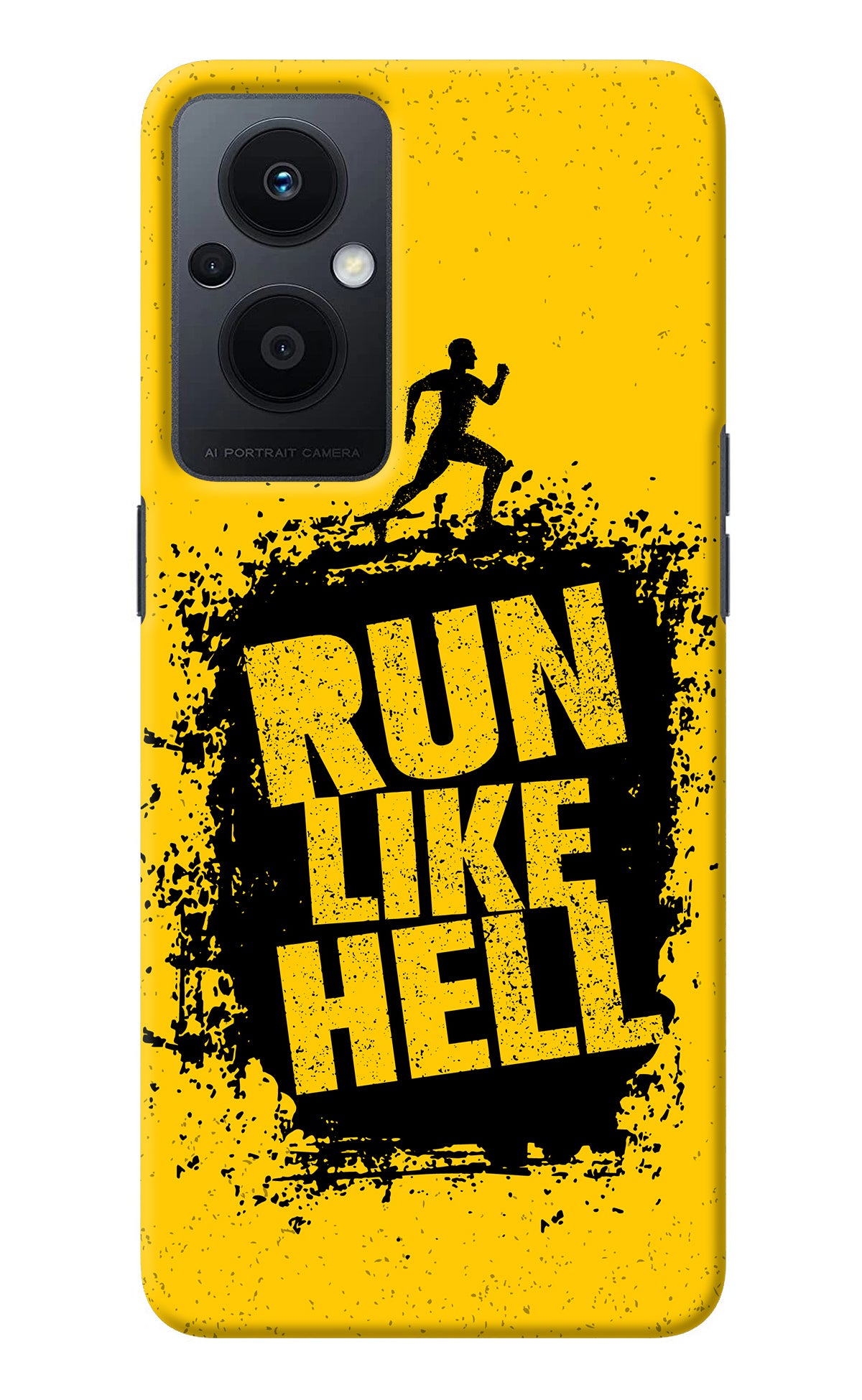 Run Like Hell Oppo F21 Pro 5G Back Cover