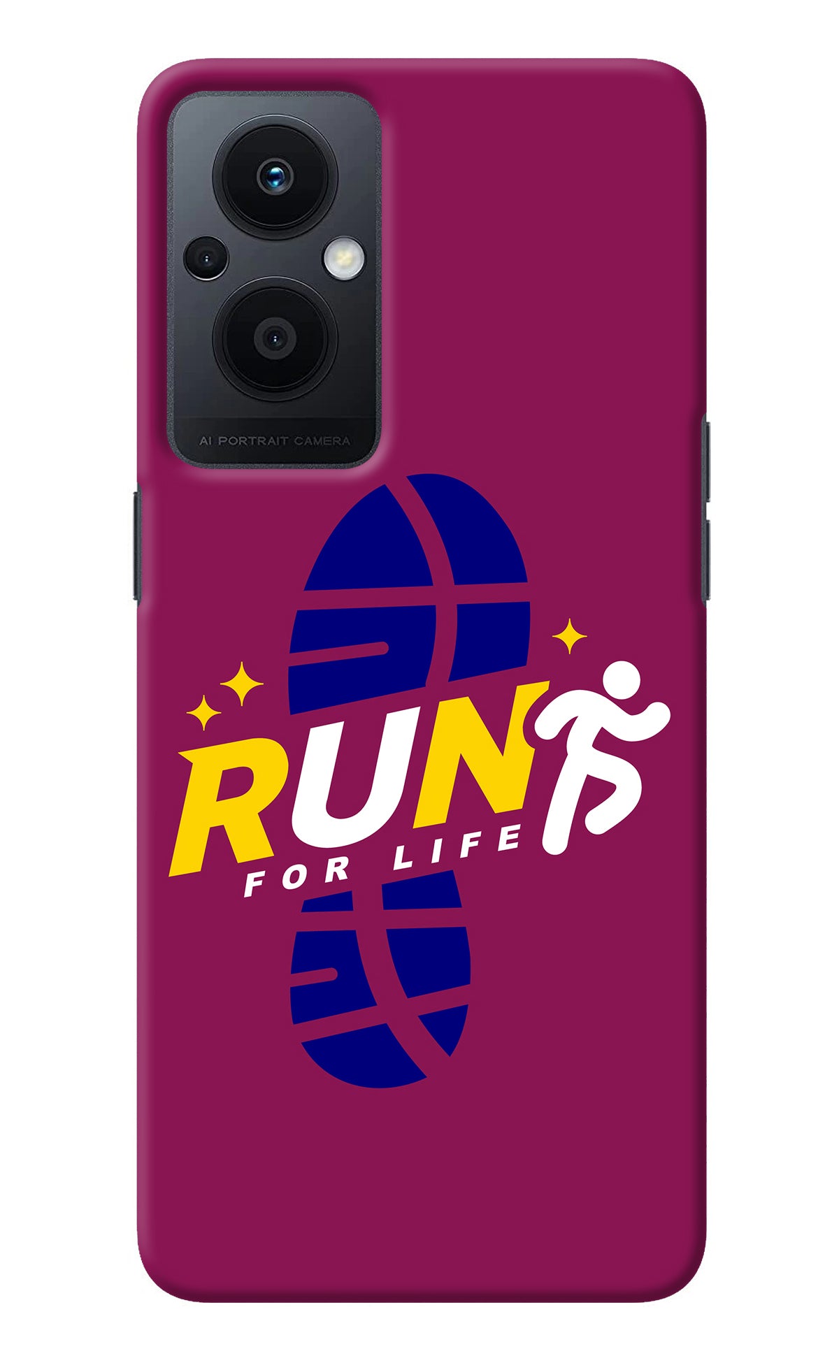 Run for Life Oppo F21 Pro 5G Back Cover