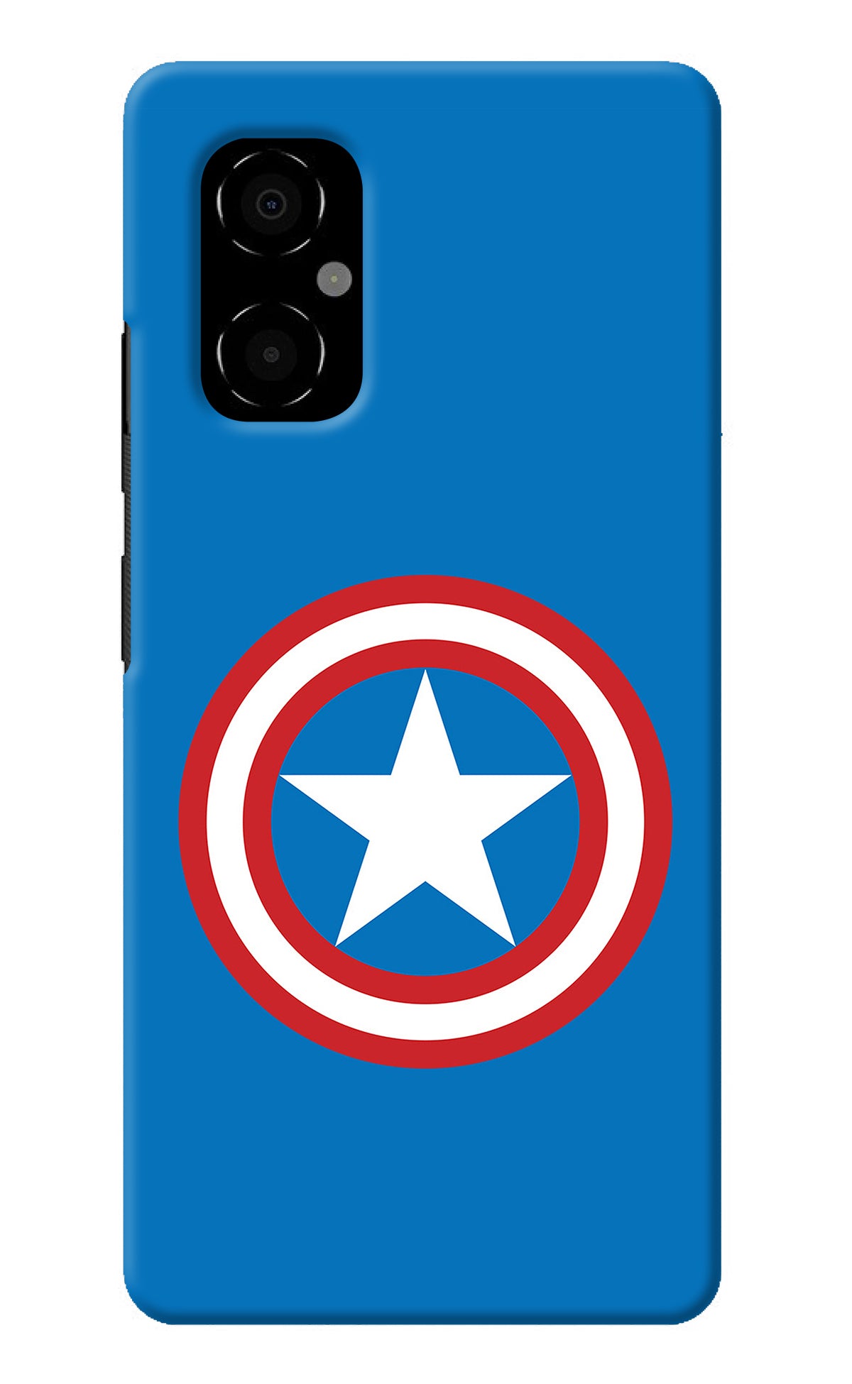 Captain America Logo Poco M4 5G Back Cover