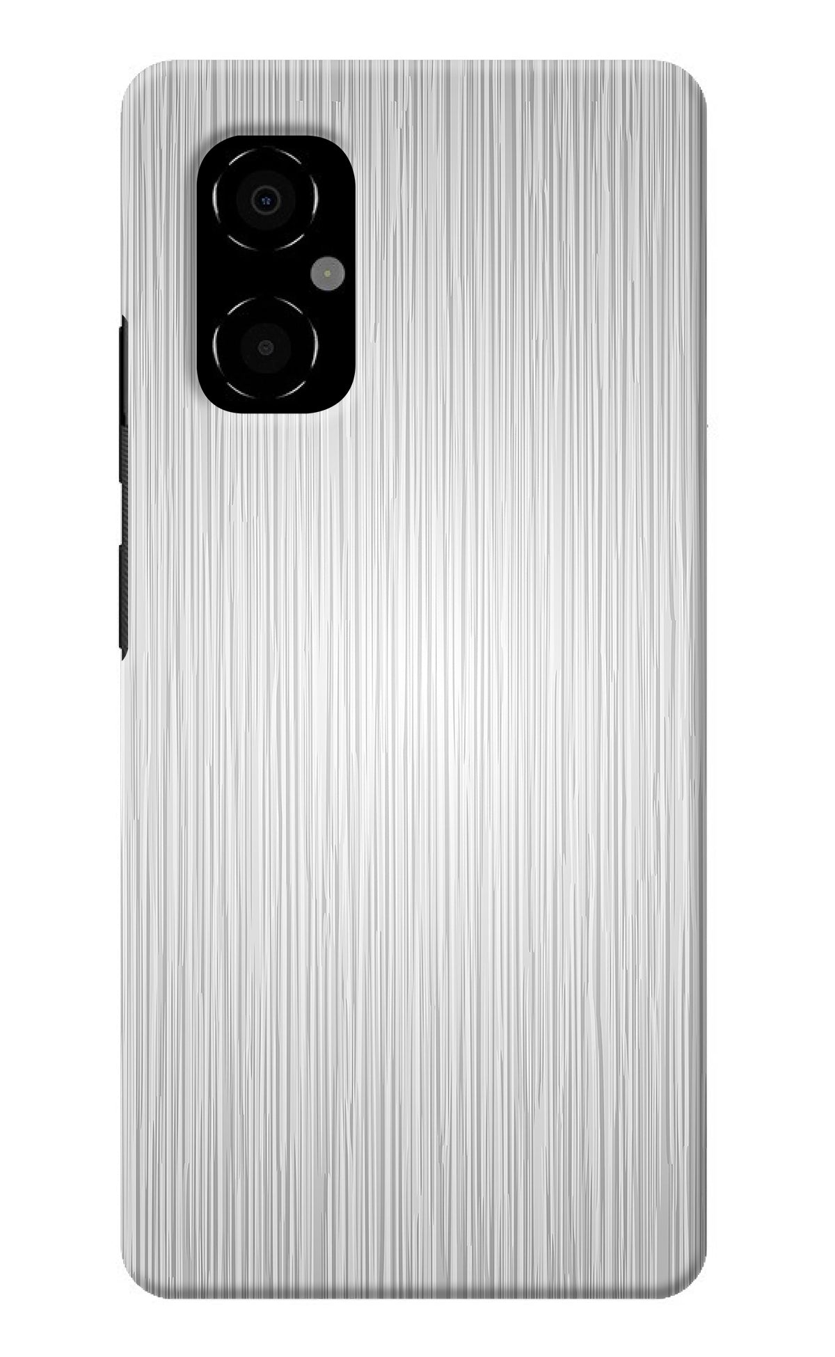 Wooden Grey Texture Poco M4 5G Back Cover