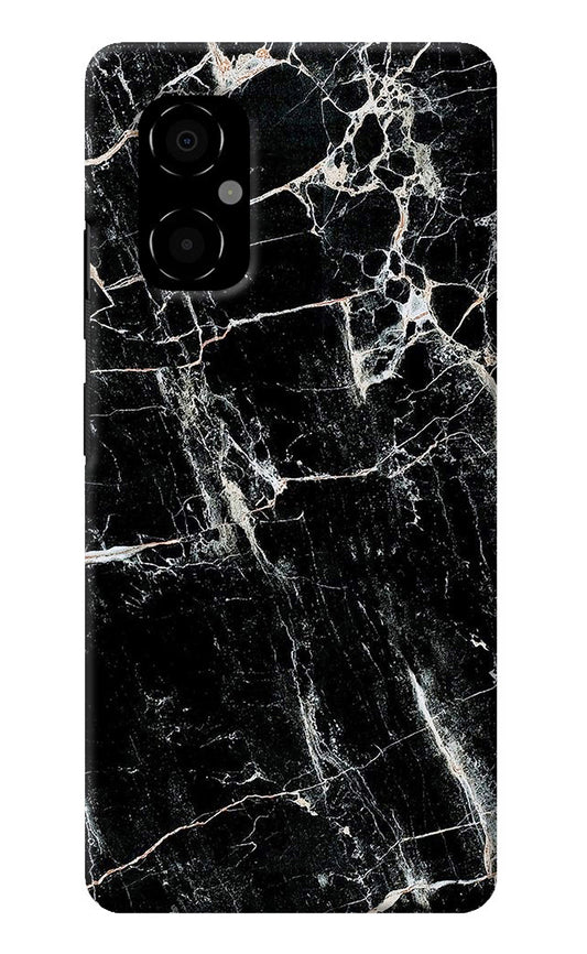 Black Marble Texture Poco M4 5G Back Cover