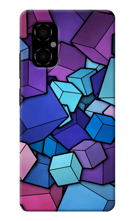 Cubic Abstract Poco M4 5G Back Cover