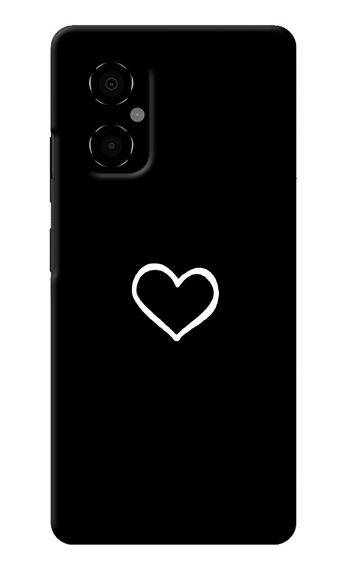 Heart Poco M4 5G Back Cover