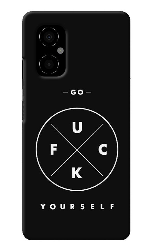 Go Fuck Yourself Poco M4 5G Back Cover