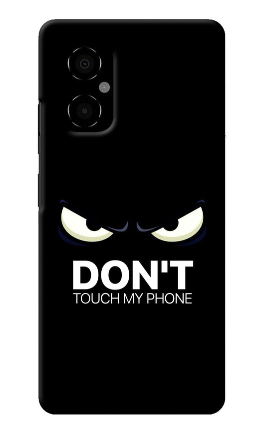 Don'T Touch My Phone Poco M4 5G Back Cover