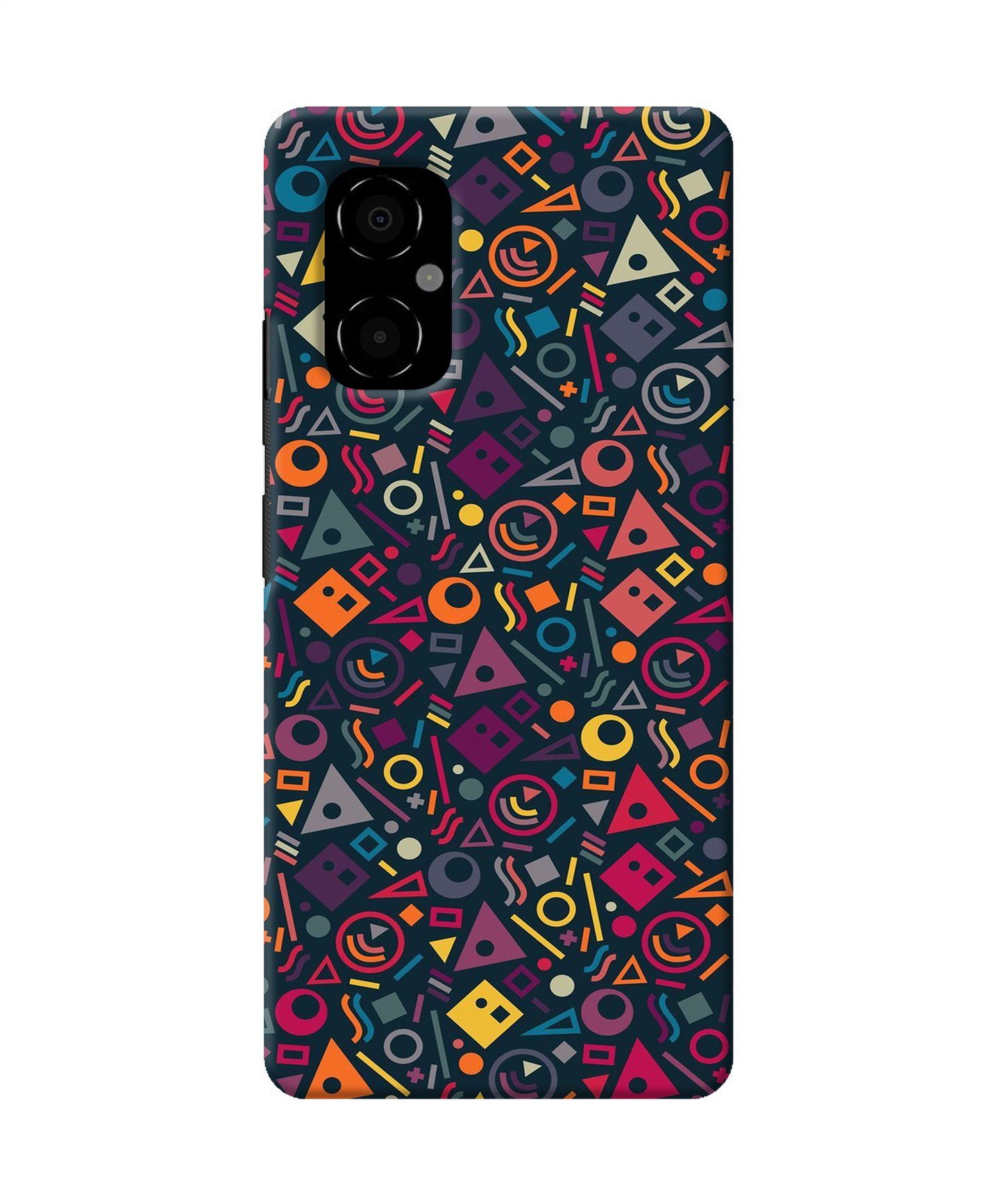 Geometric Abstract Poco M4 5G Back Cover