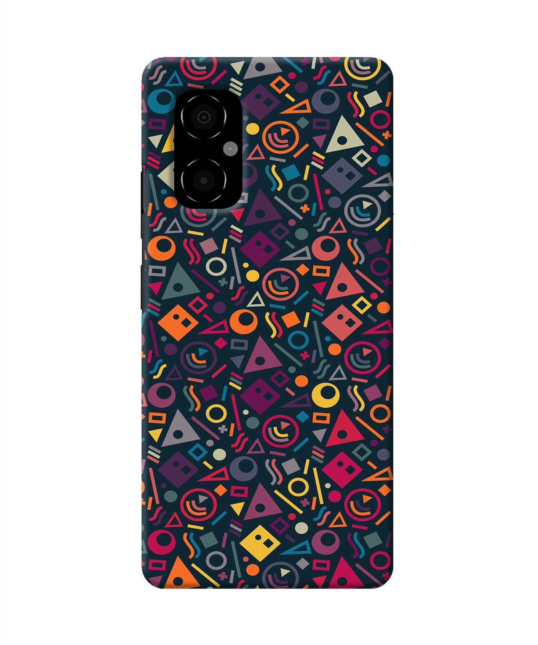 Geometric Abstract Poco M4 5G Back Cover