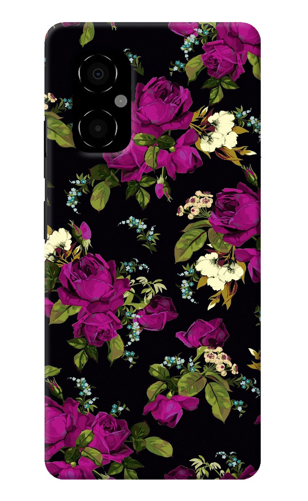 Flowers Poco M4 5G Back Cover