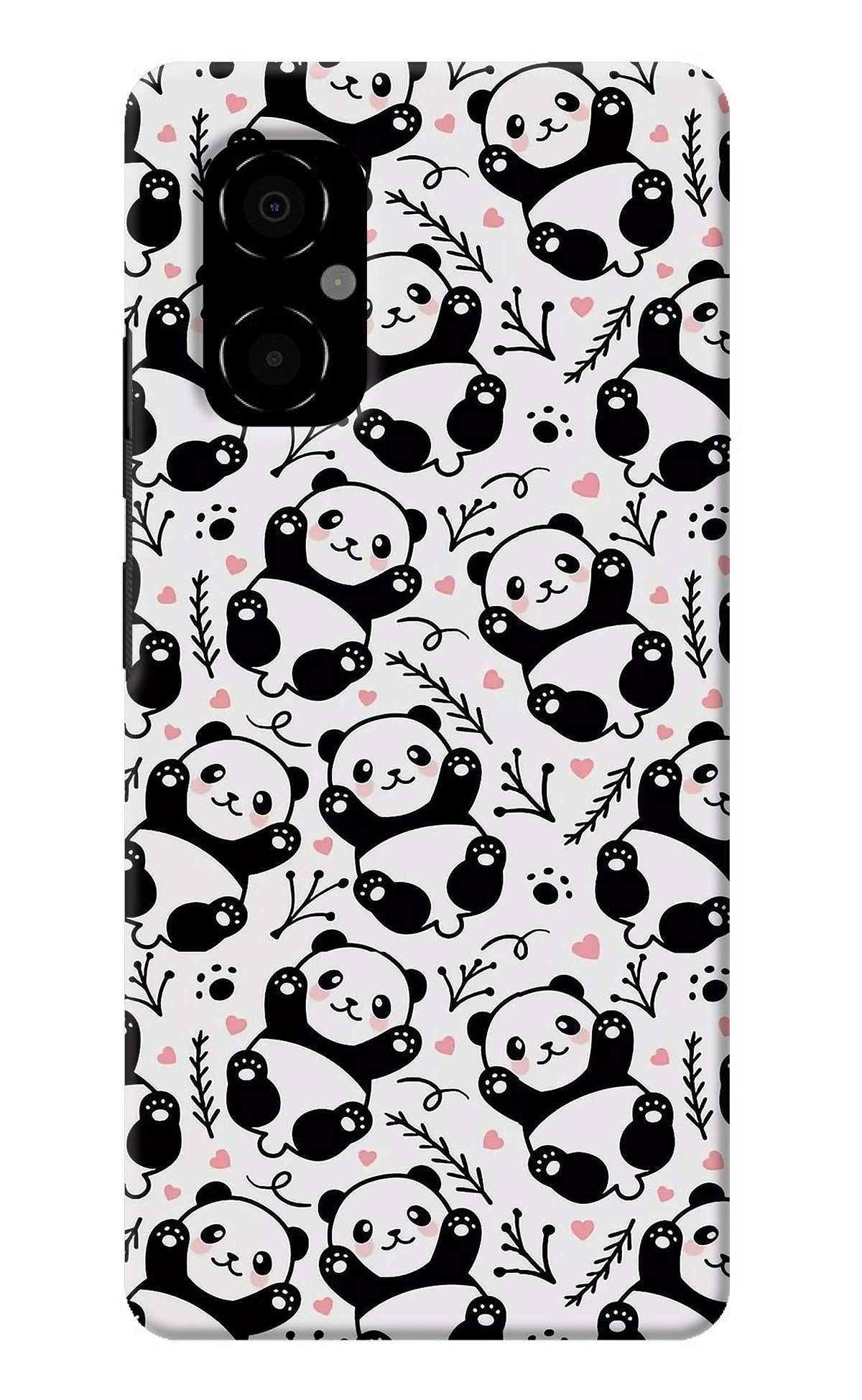 Cute Panda Poco M4 5G Back Cover