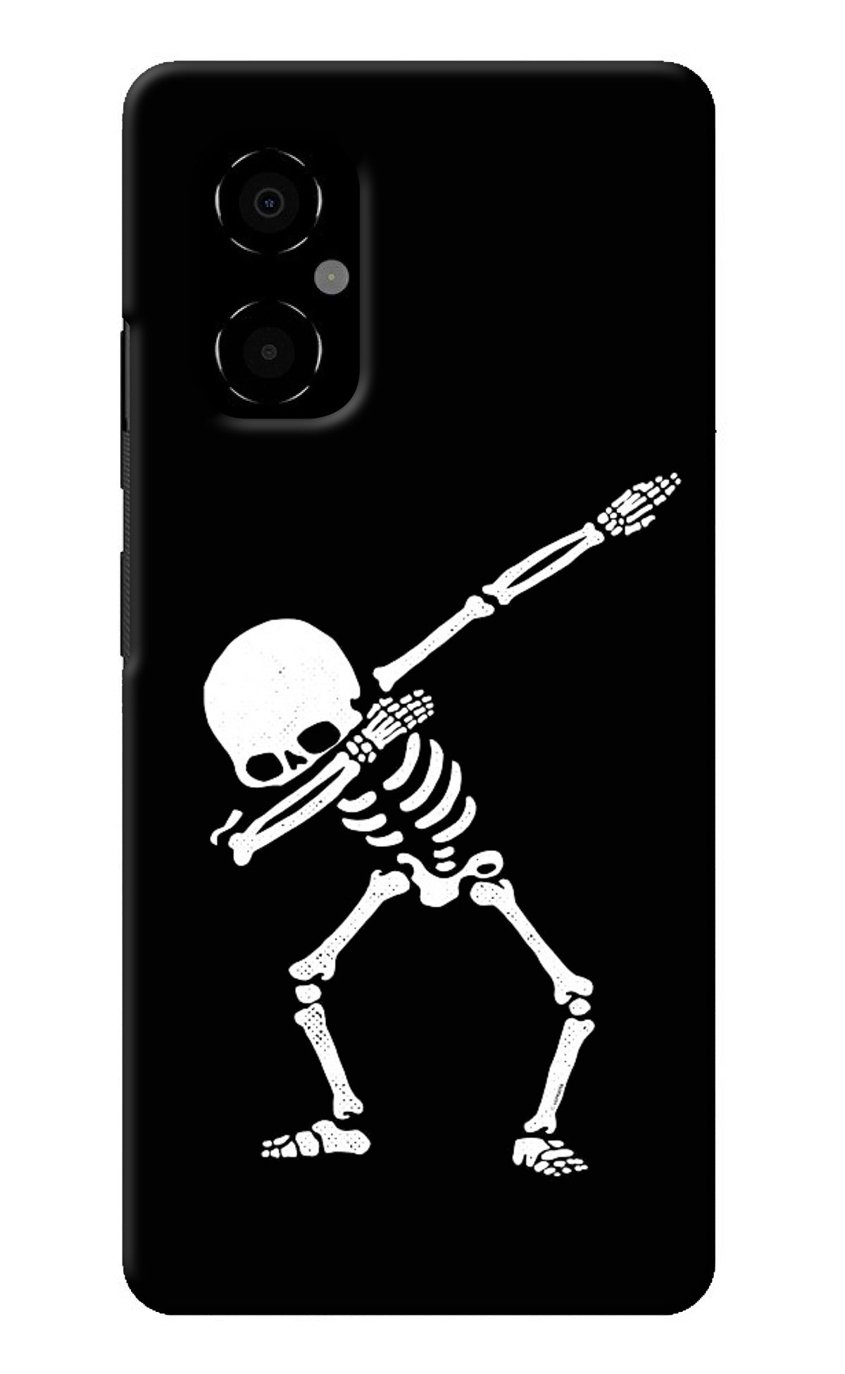 Dabbing Skeleton Art Poco M4 5G Back Cover