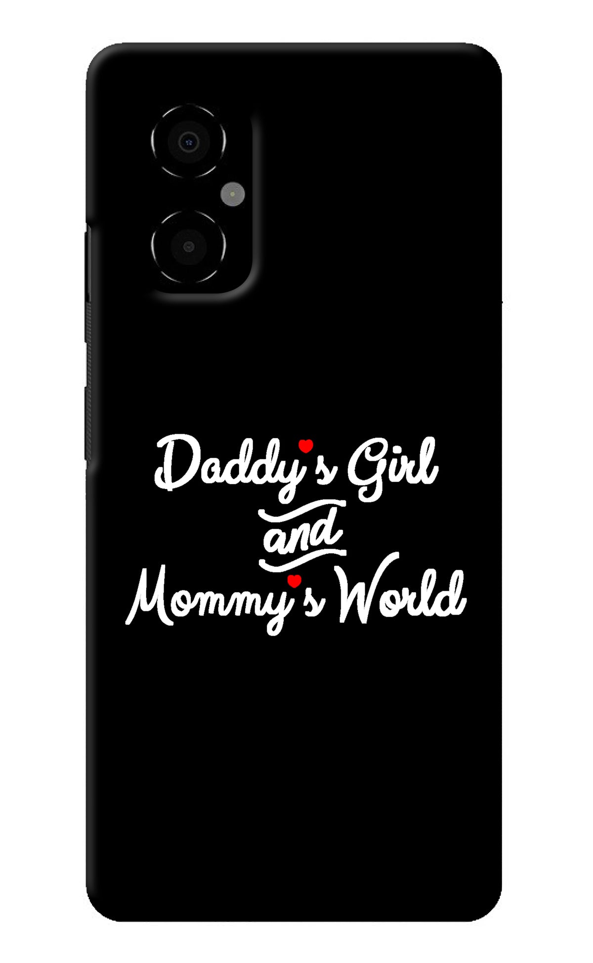 Daddy's Girl and Mommy's World Poco M4 5G Back Cover