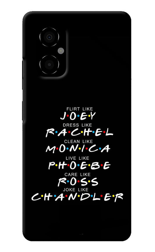 FRIENDS Character Poco M4 5G Back Cover