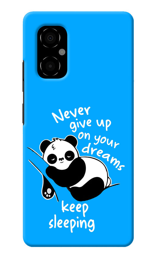 Keep Sleeping Poco M4 5G Back Cover