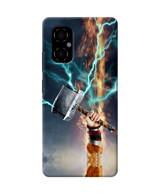 Thor Hammer Mjolnir Poco M4 5G Back Cover