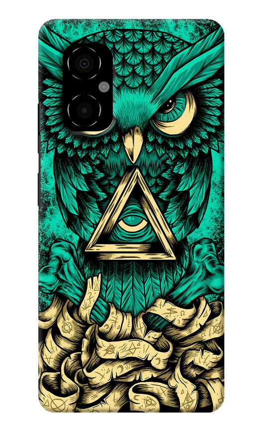 Green Owl Poco M4 5G Back Cover