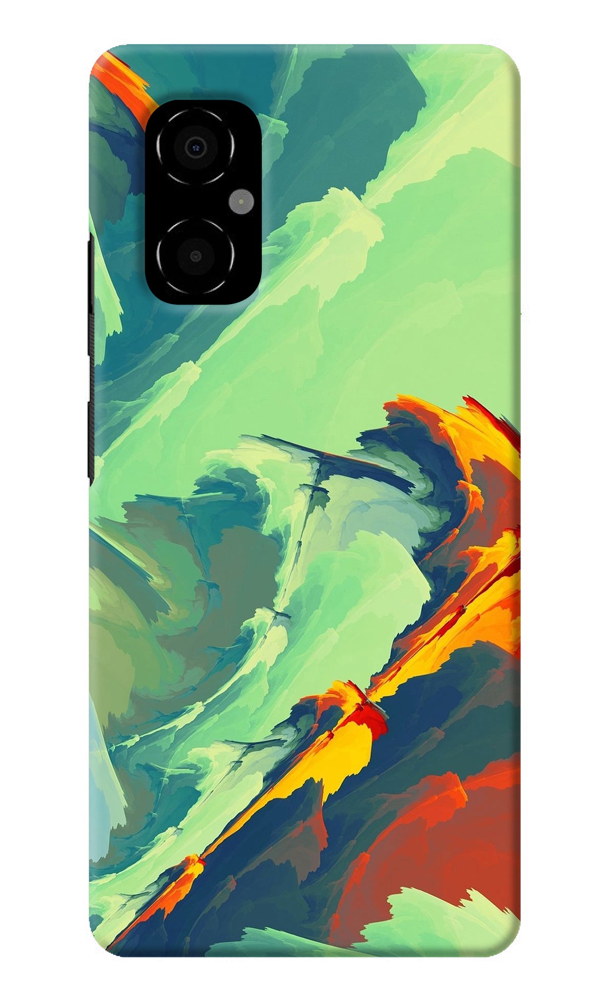 Paint Art Poco M4 5G Back Cover