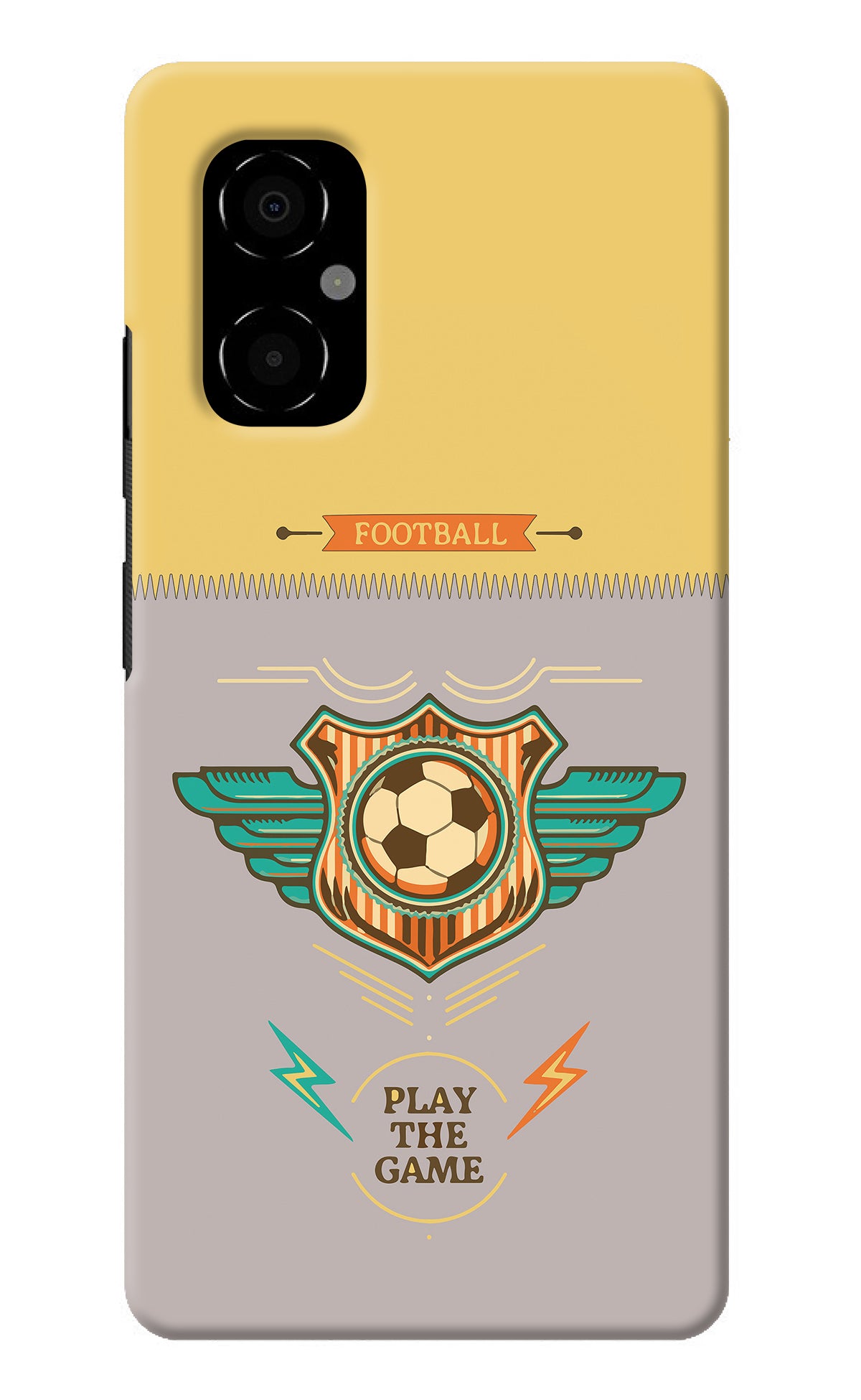 Football Poco M4 5G Back Cover