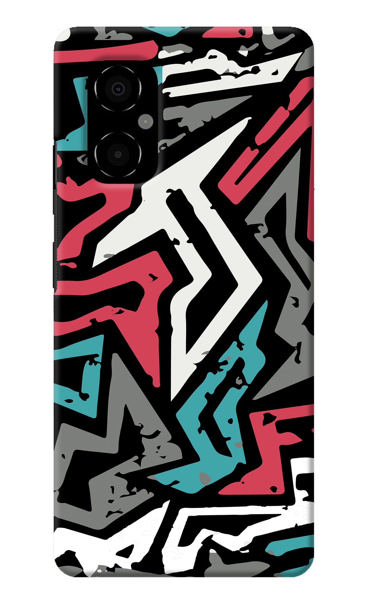 Geometric Graffiti Poco M4 5G Back Cover