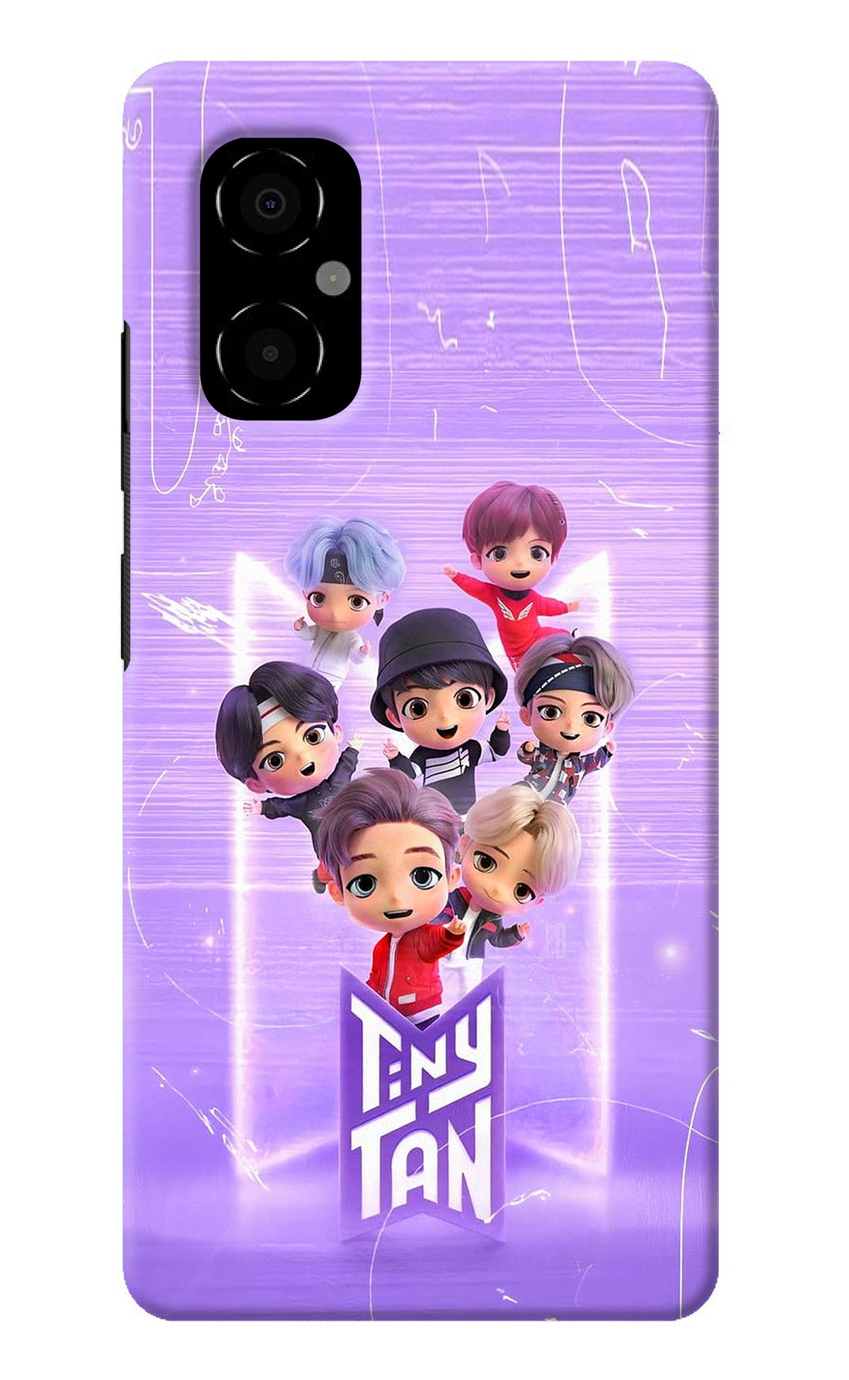 BTS Tiny Tan Poco M4 5G Back Cover