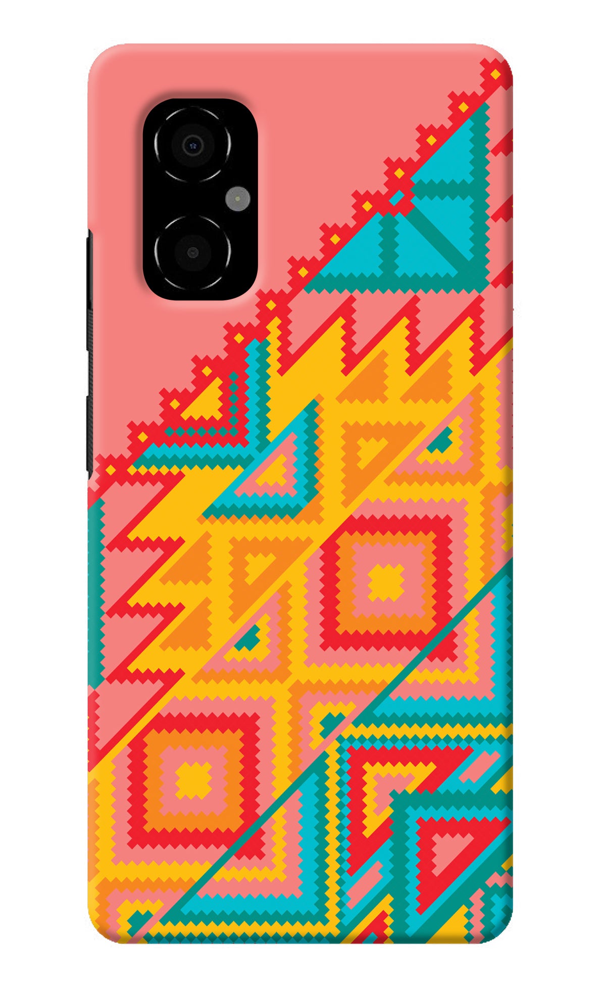 Aztec Tribal Poco M4 5G Back Cover