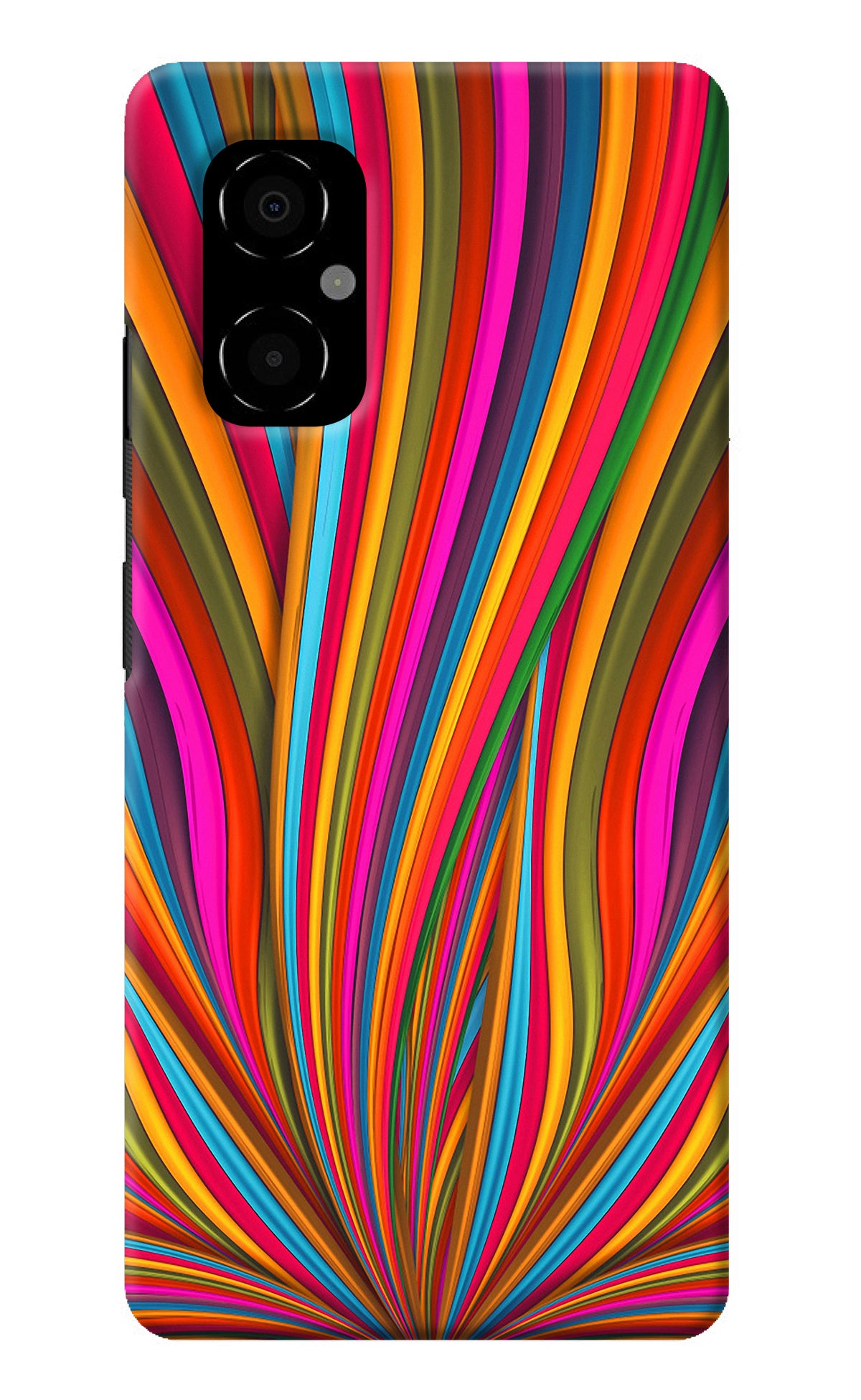 Trippy Wavy Poco M4 5G Back Cover