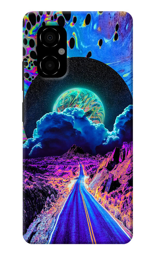 Psychedelic Painting Poco M4 5G Back Cover