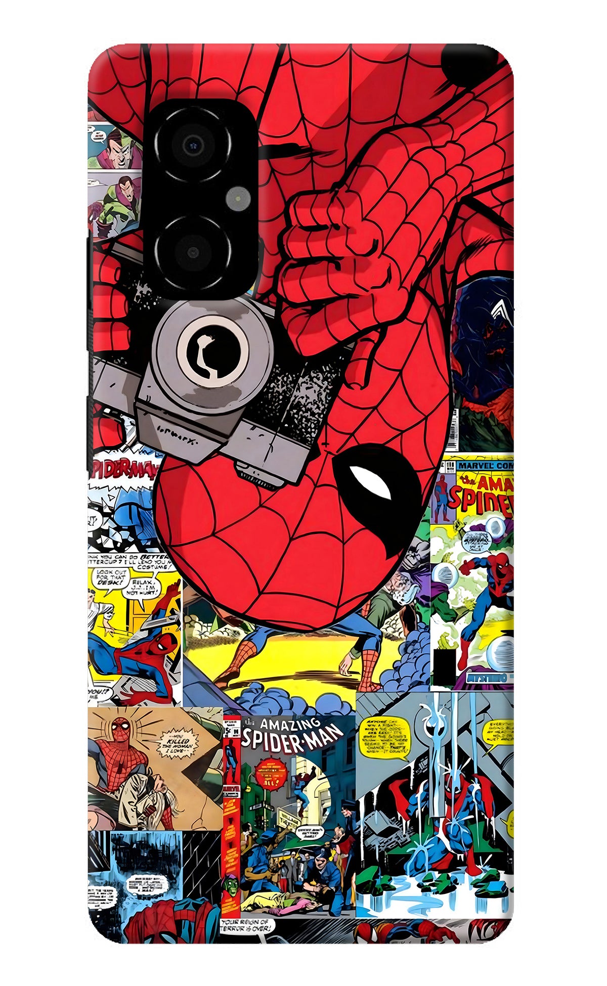 Spider Man Poco M4 5G Back Cover