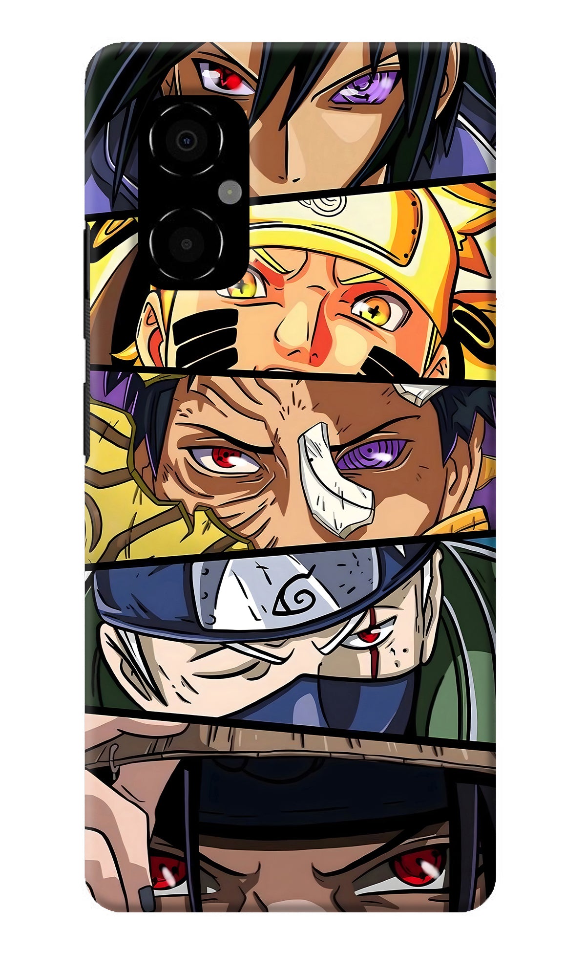 Naruto Character Poco M4 5G Back Cover