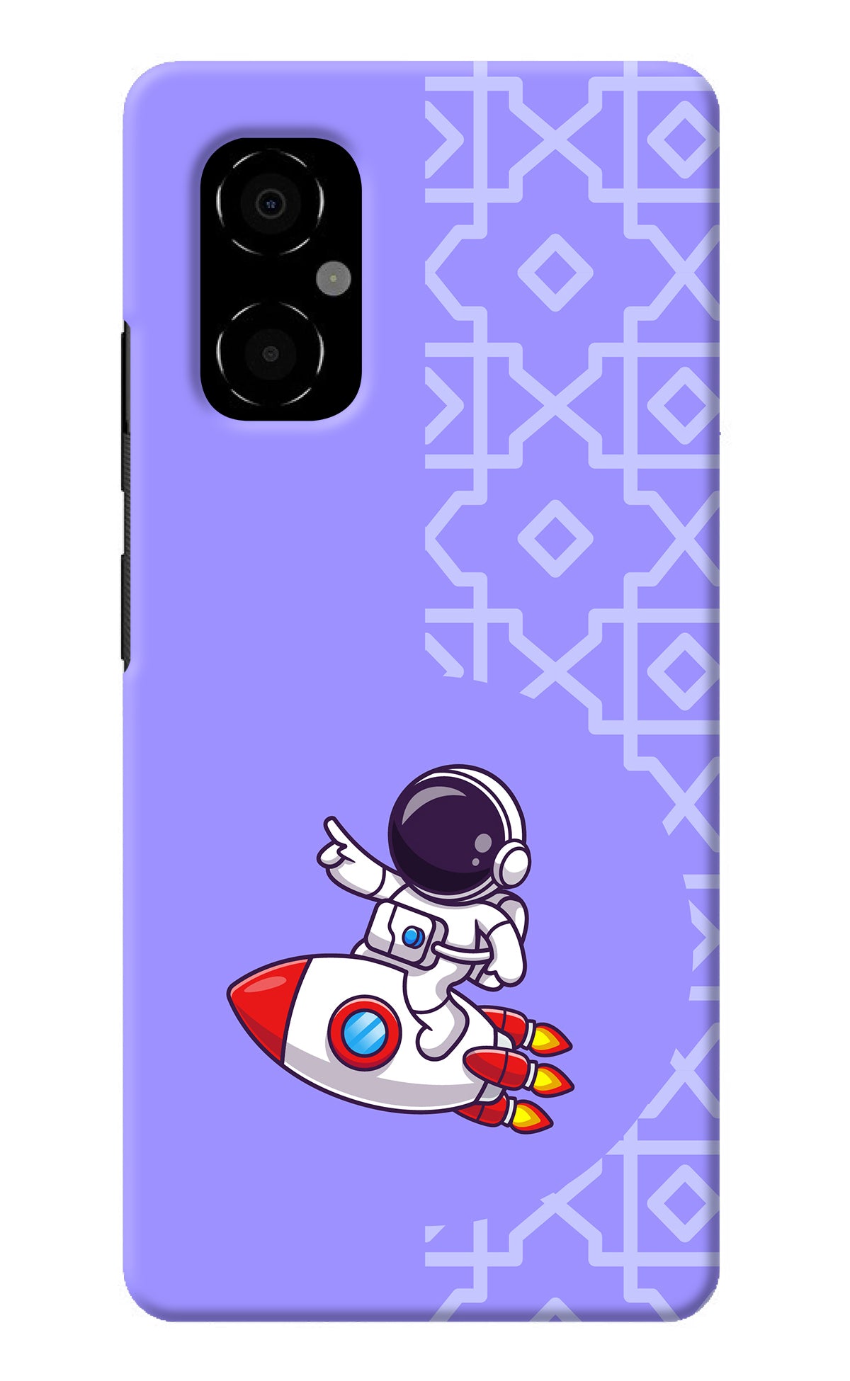 Cute Astronaut Poco M4 5G Back Cover