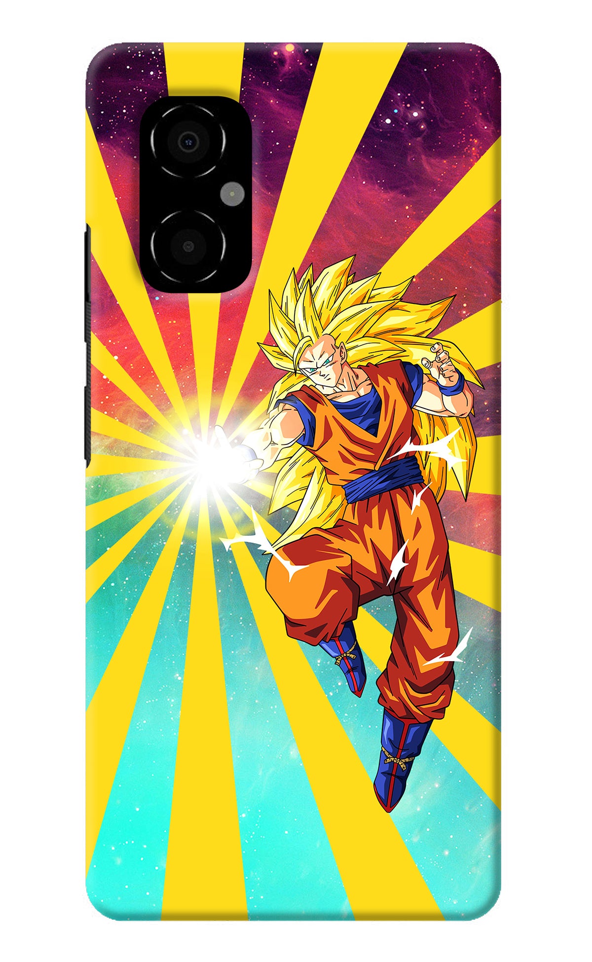 Goku Super Saiyan Poco M4 5G Back Cover