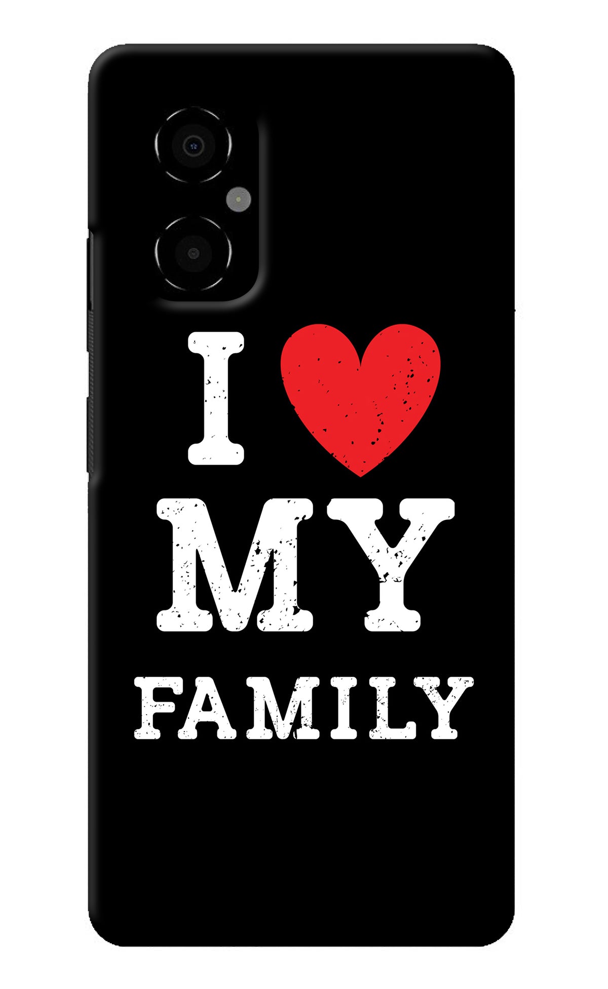 I Love My Family Poco M4 5G Back Cover