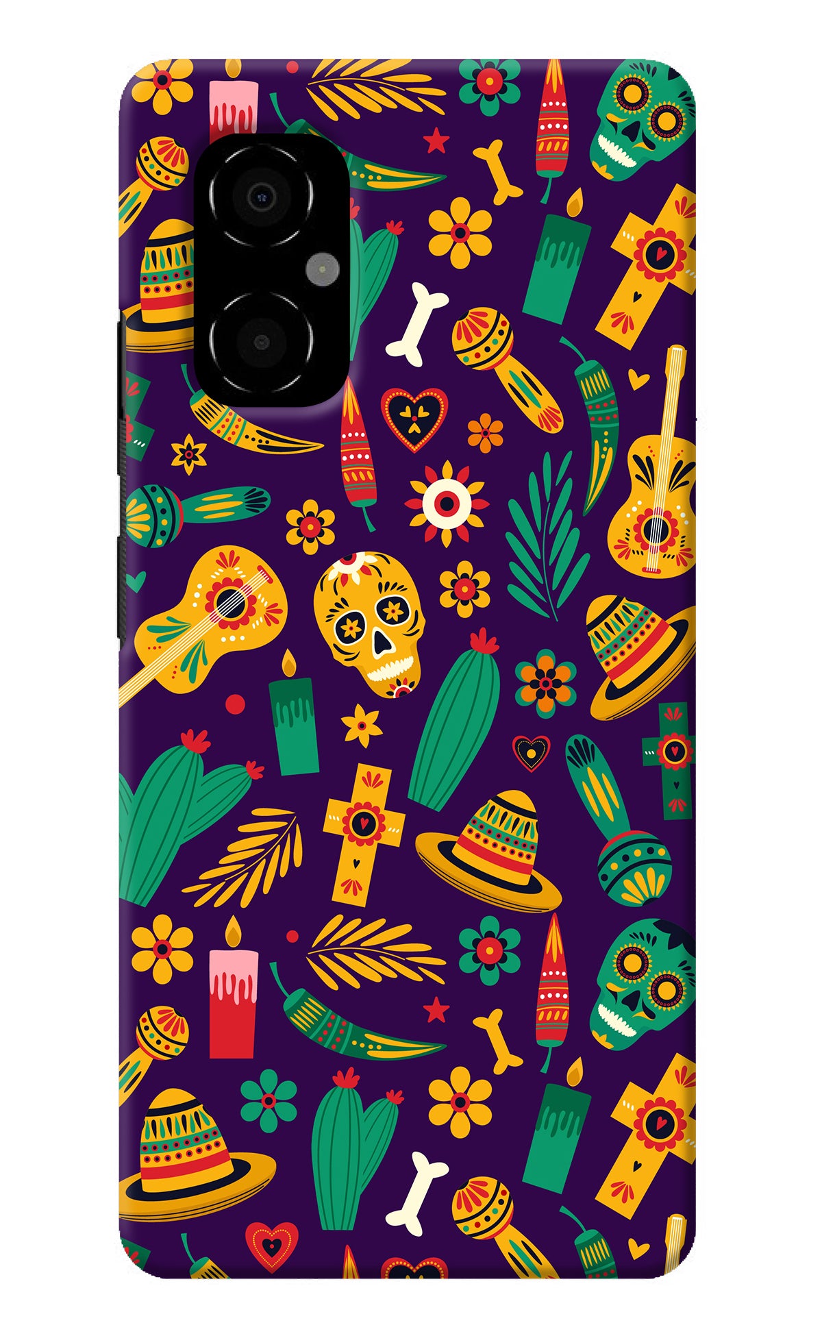 Mexican Artwork Poco M4 5G Back Cover