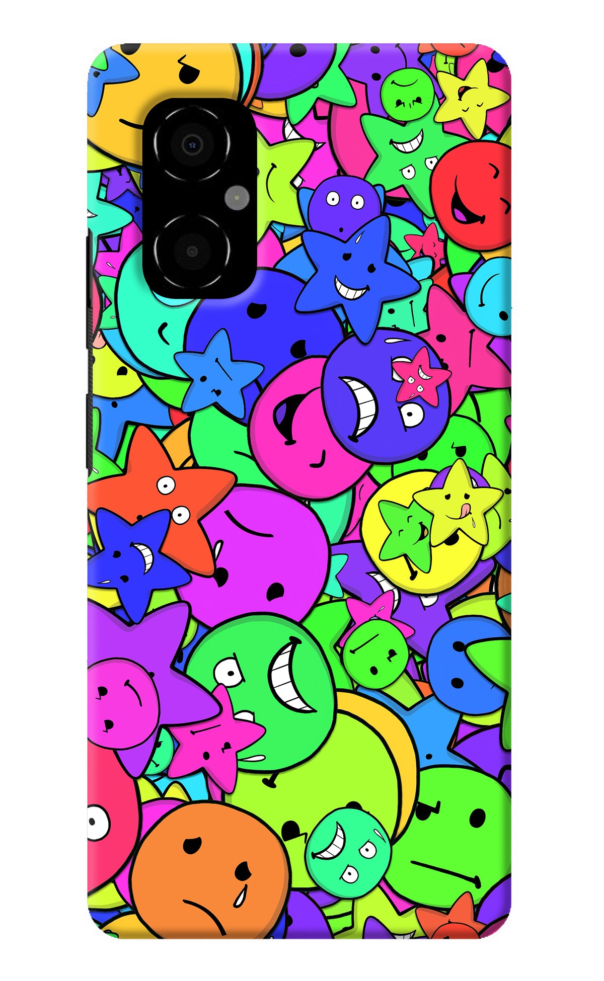 Fun Doodle Poco M4 5G Back Cover